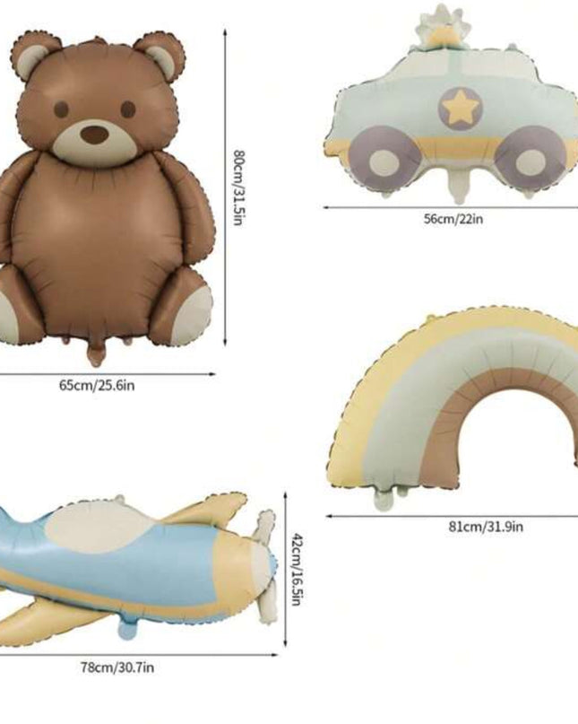 Assorted Baby Shower/Boho (Jumbo) Foil Balloon Range