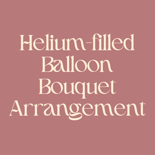 Helium-filled Balloon Bouquet Arrangement