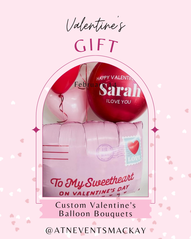 Valentine’s Balloon Bouquet Bundle