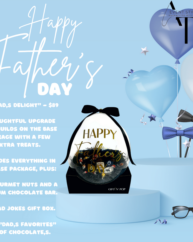 Father's Day Bursting Balloon Gift Packages