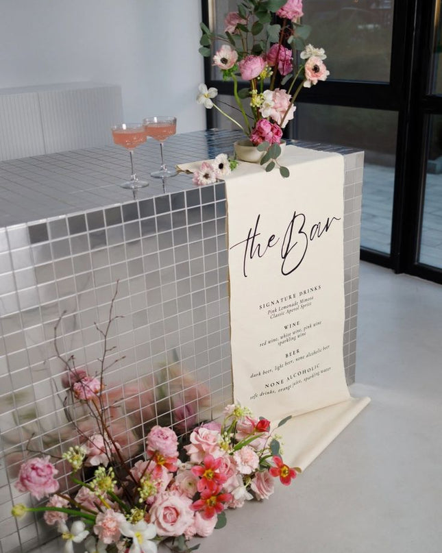 Custom Fabric Signage - Entrance/ Bar / Backdrop & More