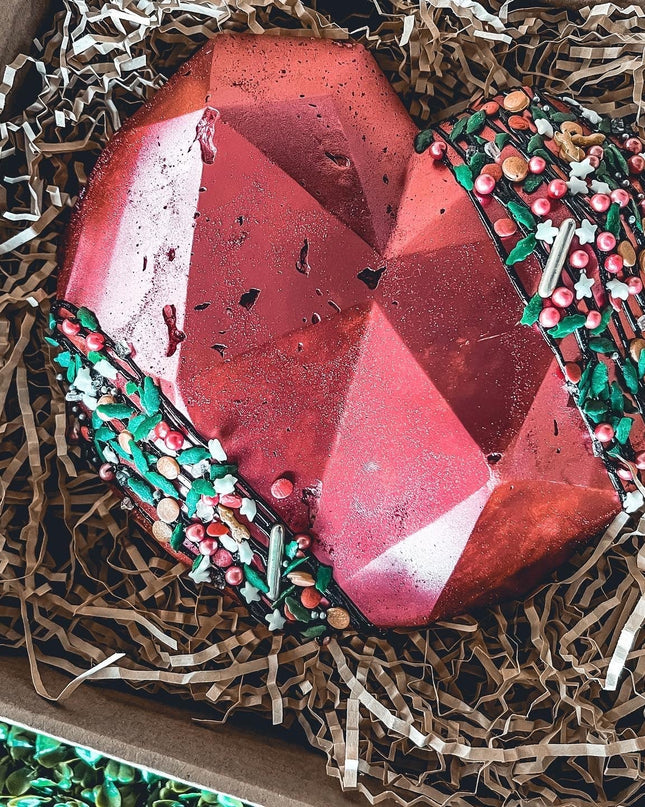 Chocolate Smash/Shatter Heart+mini wooden hammer (ALL OCCASIONS)