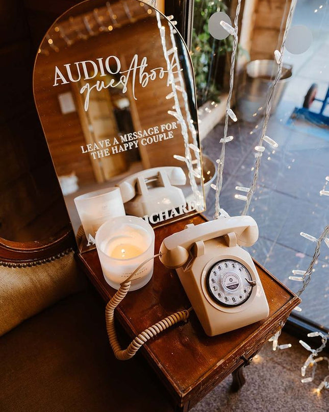 ☎️ The Vintage Audio Guest Book Hire: Hear Your Memories!