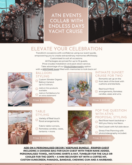 Wedding Proposal Styling + Planning Package