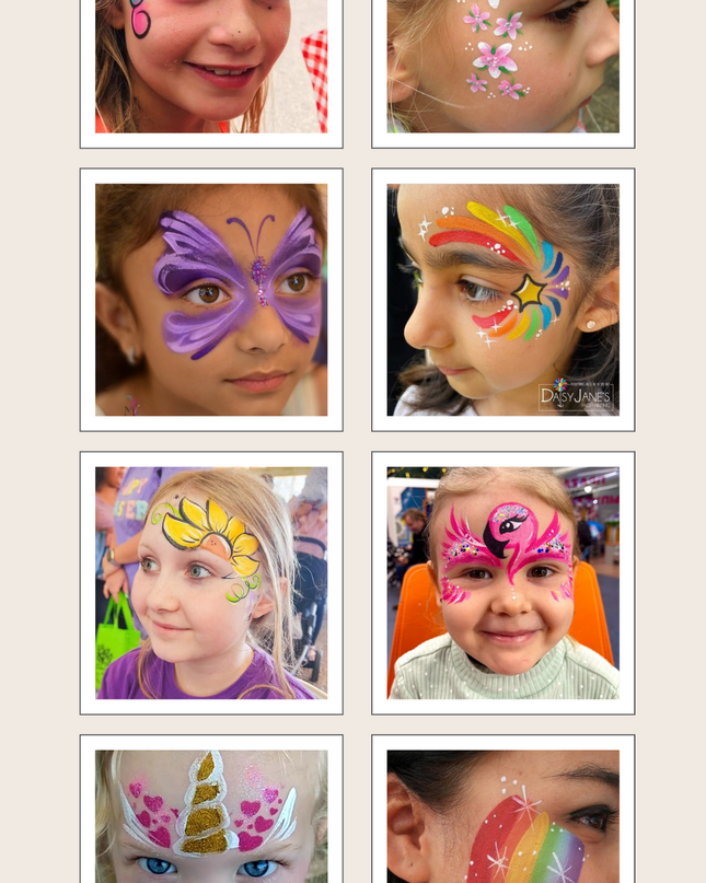 Professional Face Painter (Per Hour) Add-On