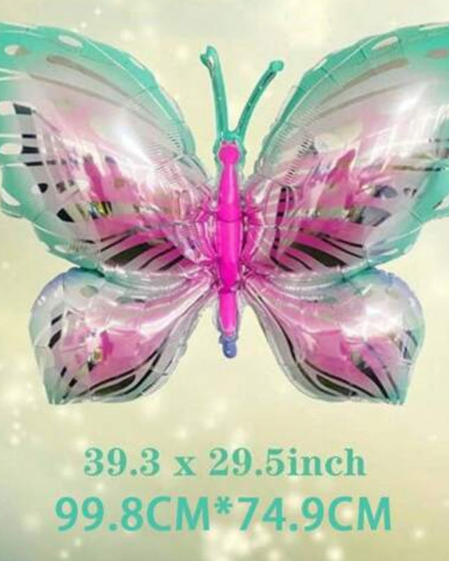 Assorted Butterfly (Jumbo) Foil Balloon Range