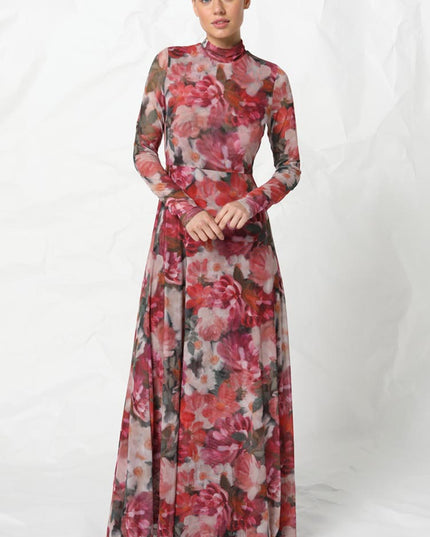 'Savannah' Floral Dress Hire • Size 8/10