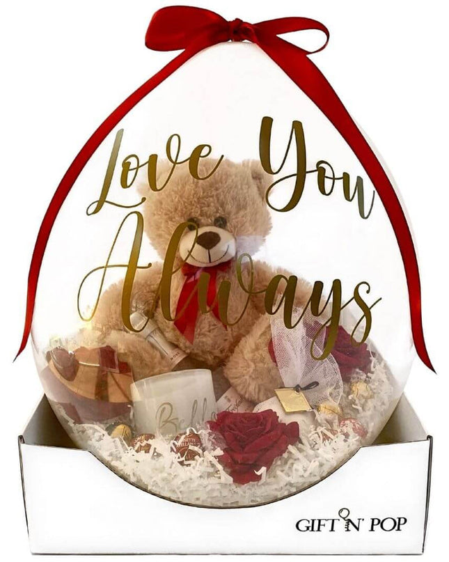 'Hopeless Romantic' Bursting Gift Balloon Service