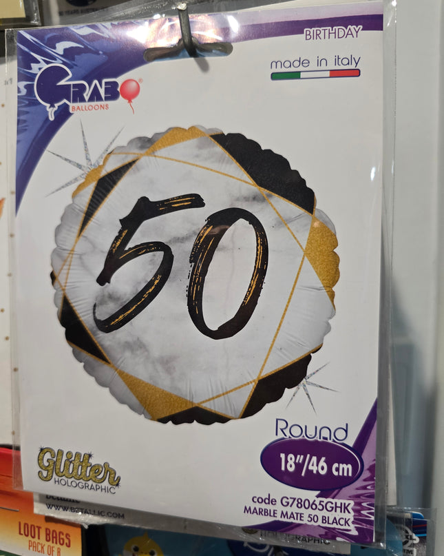 Assorted Milestone/ Birthday (45cm) Foil Balloon Range