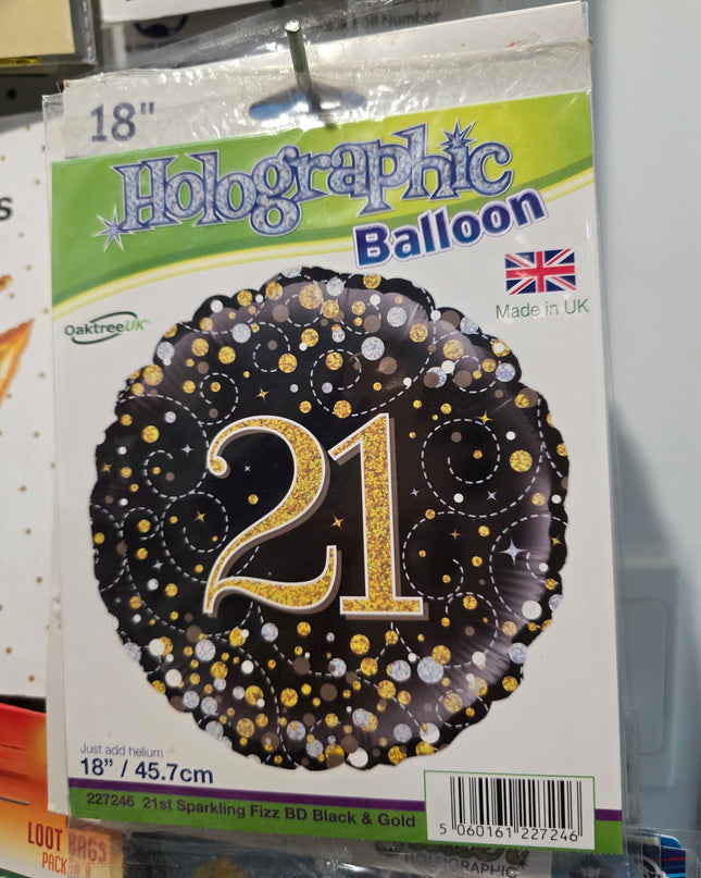 Assorted Milestone/ Birthday (45cm) Foil Balloon Range