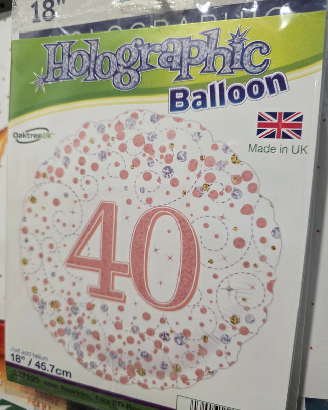 Assorted Milestone/ Birthday (45cm) Foil Balloon Range