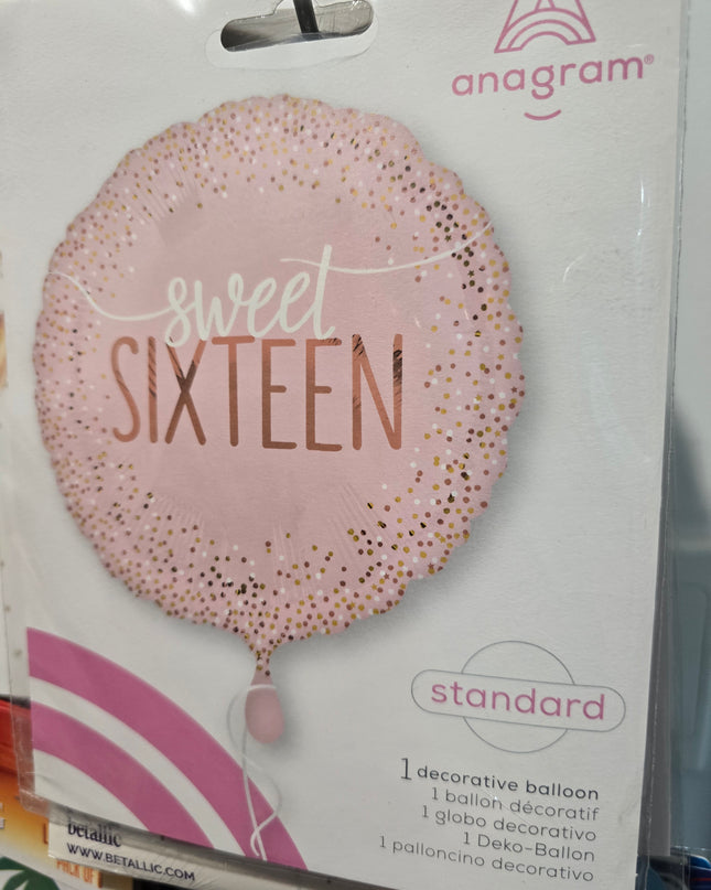 Assorted Milestone/ Birthday (45cm) Foil Balloon Range