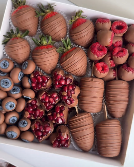 Indulge with ATN Events: Chocolate Coated Fruit Platter Boxes!