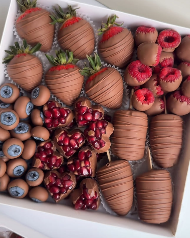 Indulge with ATN Events: Chocolate Coated Fruit Platter Boxes!
