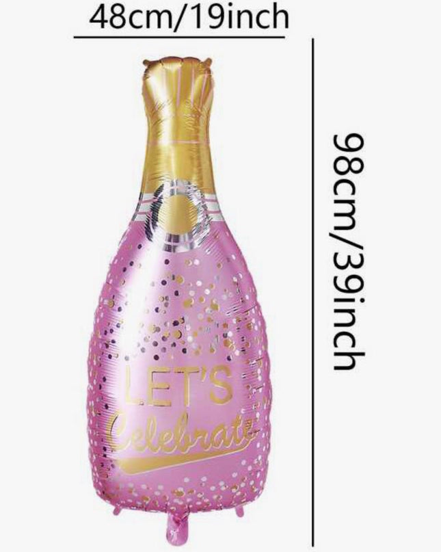 Assorted Champagne/Beer (Jumbo) Foil Balloon Range