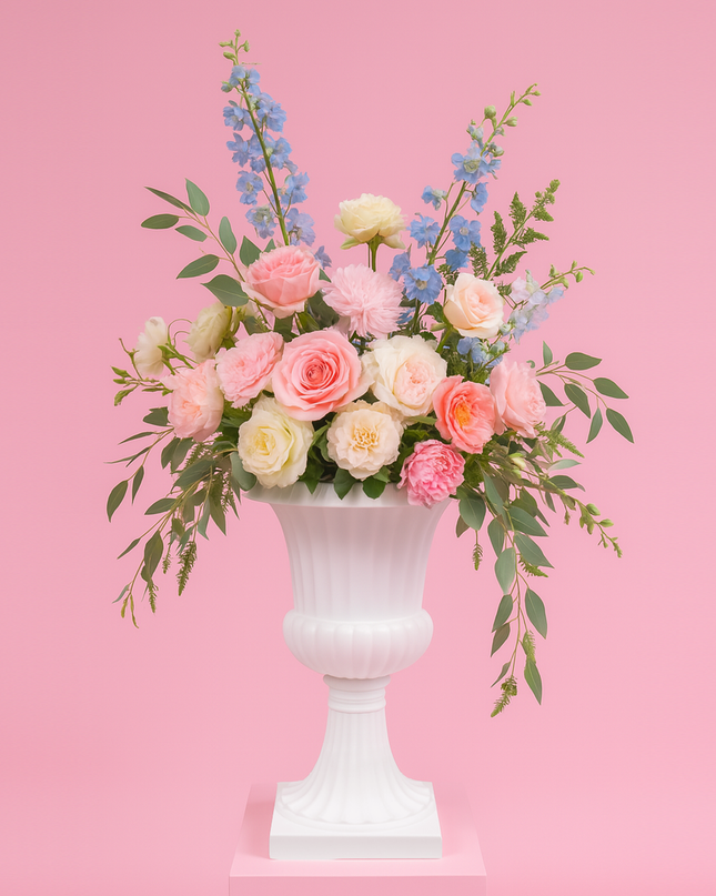 Table Decor/ Vase Hire - Assorted Vintage Urn Centrepiece