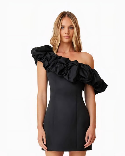 'Bianca' Off Shoulder Dress Hire • Size 6/8
