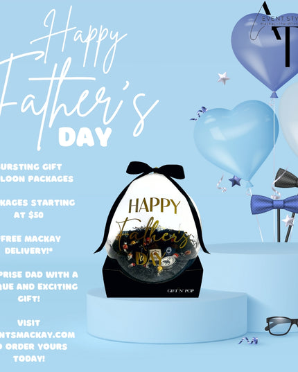 Father's Day Bursting Balloon Gift Packages