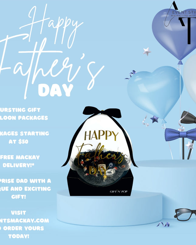 Father's Day Bursting Balloon Gift Packages