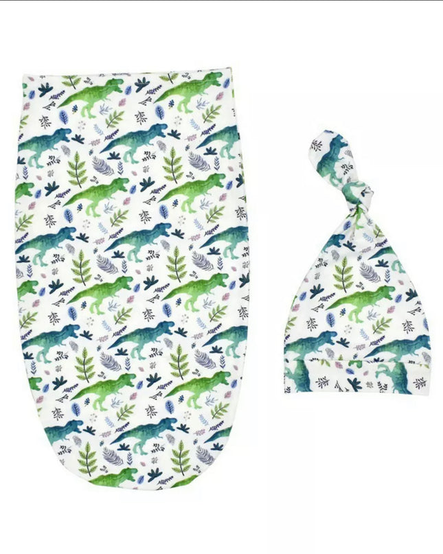 Personalised Baby Swaddle + Hat Bundle